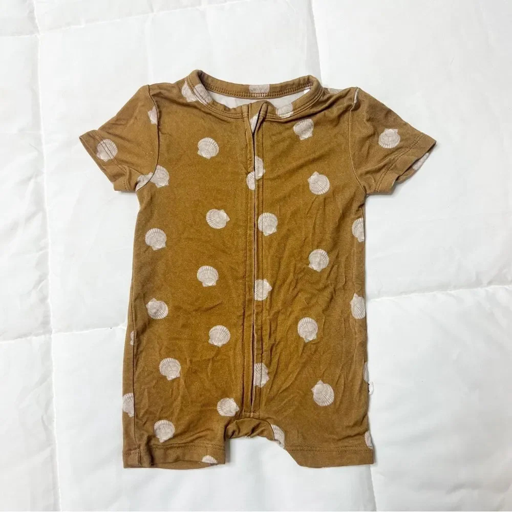 Brave Little Ones Shell Print Romper